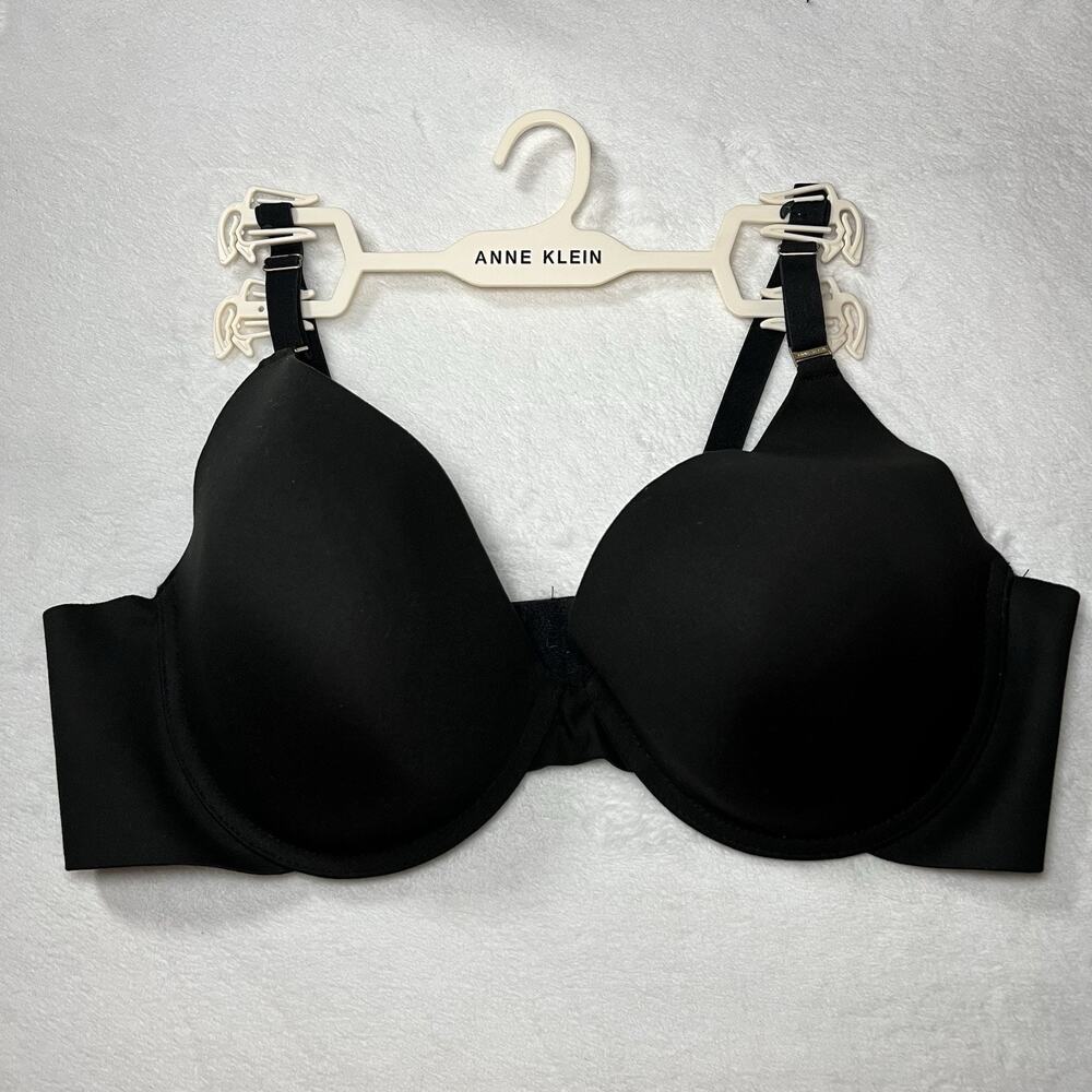Anne Klein Women’s Classic Seamless Black Bra 42D